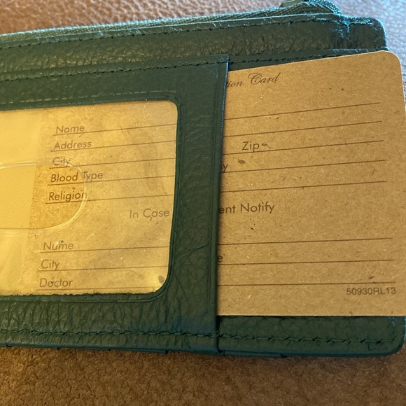 NWT Buxton Leather Thin Card Case/Wallet - Picture 5 of 7